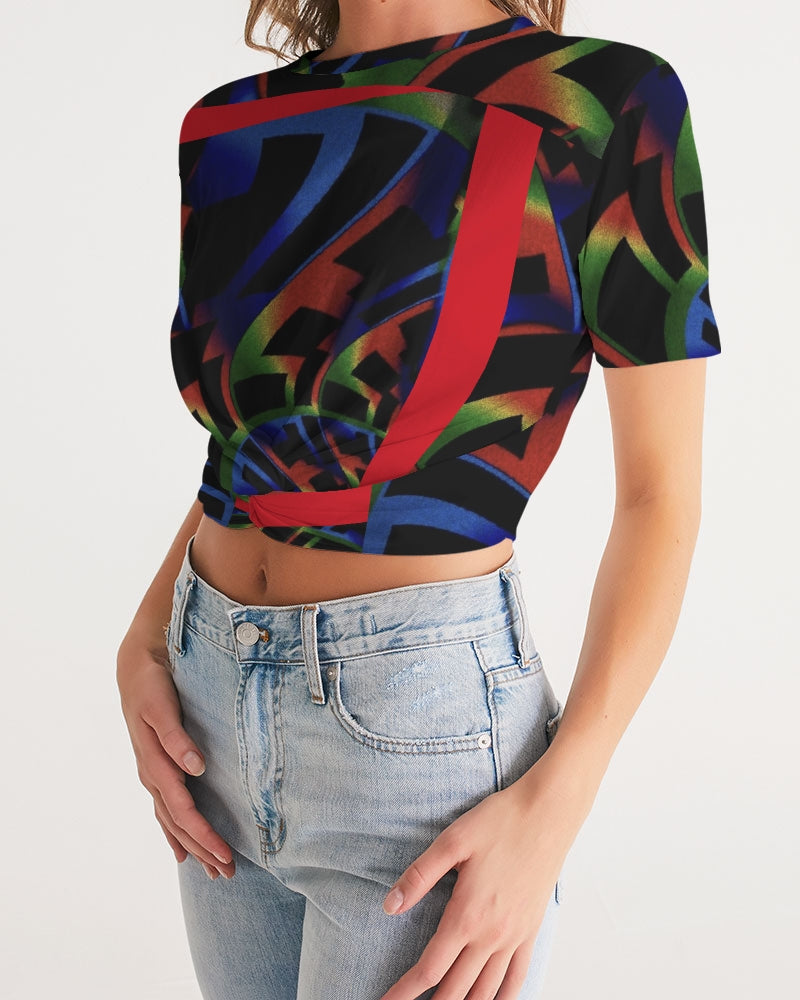 That Red & Black will Always Be Right!! Crop Tops IAMQUEEN FASHION 