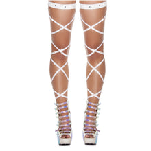 Load image into Gallery viewer, Wrap it Up!!! Hollow Out Bandage Nylon Stockings IAMQUEEN FASHION
