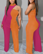 Load image into Gallery viewer, Let&#39;s See Off Shoulder Single Sleeve Wide Leg Jumpsuit IAMQUEEN FASHION
