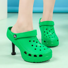 Load image into Gallery viewer, Tic Toc Time To Croc Heels IAMQUEEN FASHION
