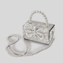 Cargar imagen en el visor de la galería, Hand it Over!! Luxury Diamonds Bow Evening Bag IAMQUEEN FASHION
