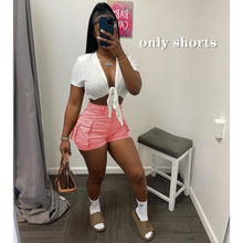 Load image into Gallery viewer, Lets Go.... Hight Waist Pockets Cargo Shorts IAMQUEEN FASHION
