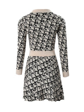 Cargar imagen en el visor de la galería, Picture Perfect!! Geometric Long Sleeve Knit Skirt Set IAMQUEEN FASHION
