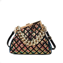 Load image into Gallery viewer, Bussin!!! Designer Thick Chain Clutch Cross body Handbag IAMQUEEN FASHION
