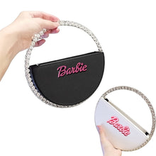 Load image into Gallery viewer, Barbie Letter Clutch Diamond Handbag IAMQUEEN FASHION
