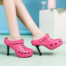 Load image into Gallery viewer, Tic Toc Time To Croc Heels IAMQUEEN FASHION
