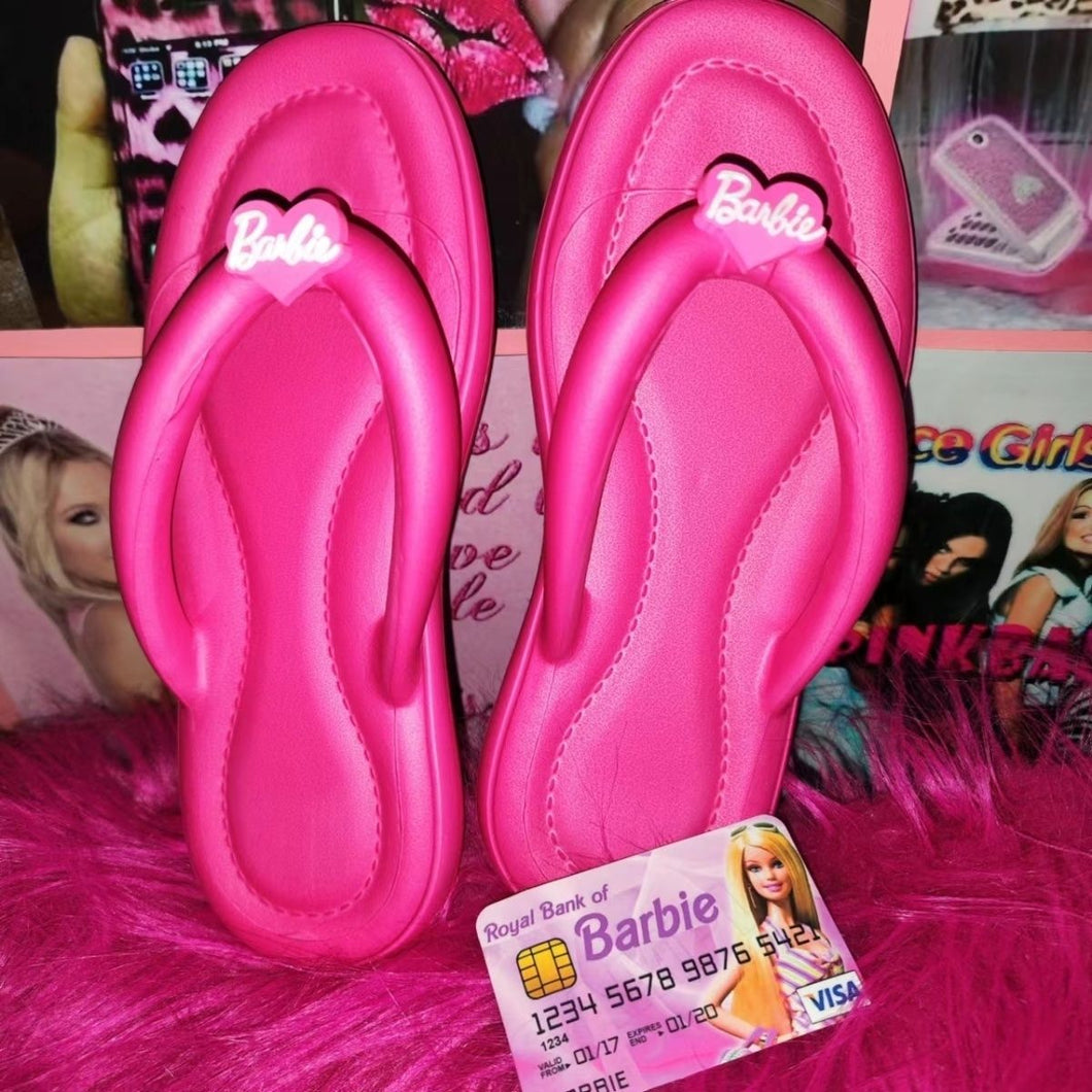 Barbie Slippers IAMQUEEN FASHION