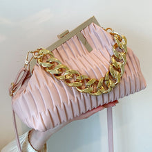 Charger l&#39;image dans la galerie, Buss Dwn Luxury Triangle  Gold Thick Chain Cross body Bags IAMQUEEN FASHION

