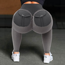 將圖片載入圖庫檢視器 Dance To Much Booty In My Pants!! Pocket Yoga High Waist Hip Leggings IAMQUEEN FASHION

