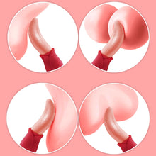 將圖片載入圖庫檢視器 10 Speeds Realistic Licking Tongue Rose Vibrators IAMQUEEN FASHION
