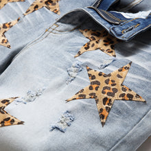 將圖片載入圖庫檢視器 5 Star Leopard Jeans IAMQUEEN FASHION
