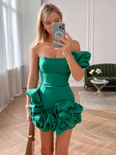 Load image into Gallery viewer, All For One,One Shoulder Tube Top Hip Skirt kakaclo
