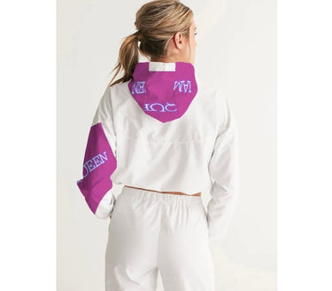 IAMQUEEN Cropped Windbreaker IAMQUEEN FASHION