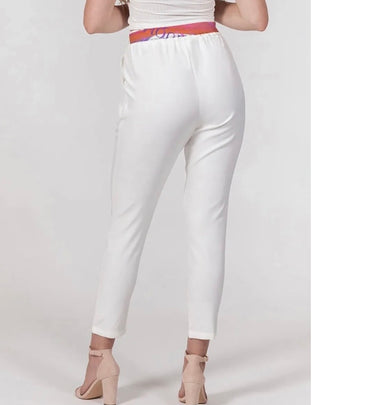IAMQUEEN Belted Tapered Pants iamqueenpassionforfashion
