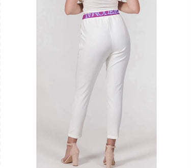 IAMQUEEN Belted Tapered Pants iamqueenpassionforfashion